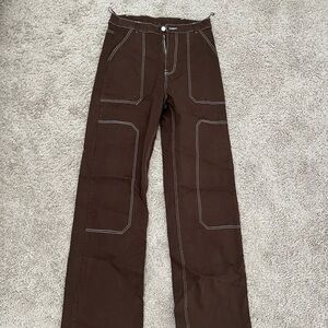 Brown Cargo Pants